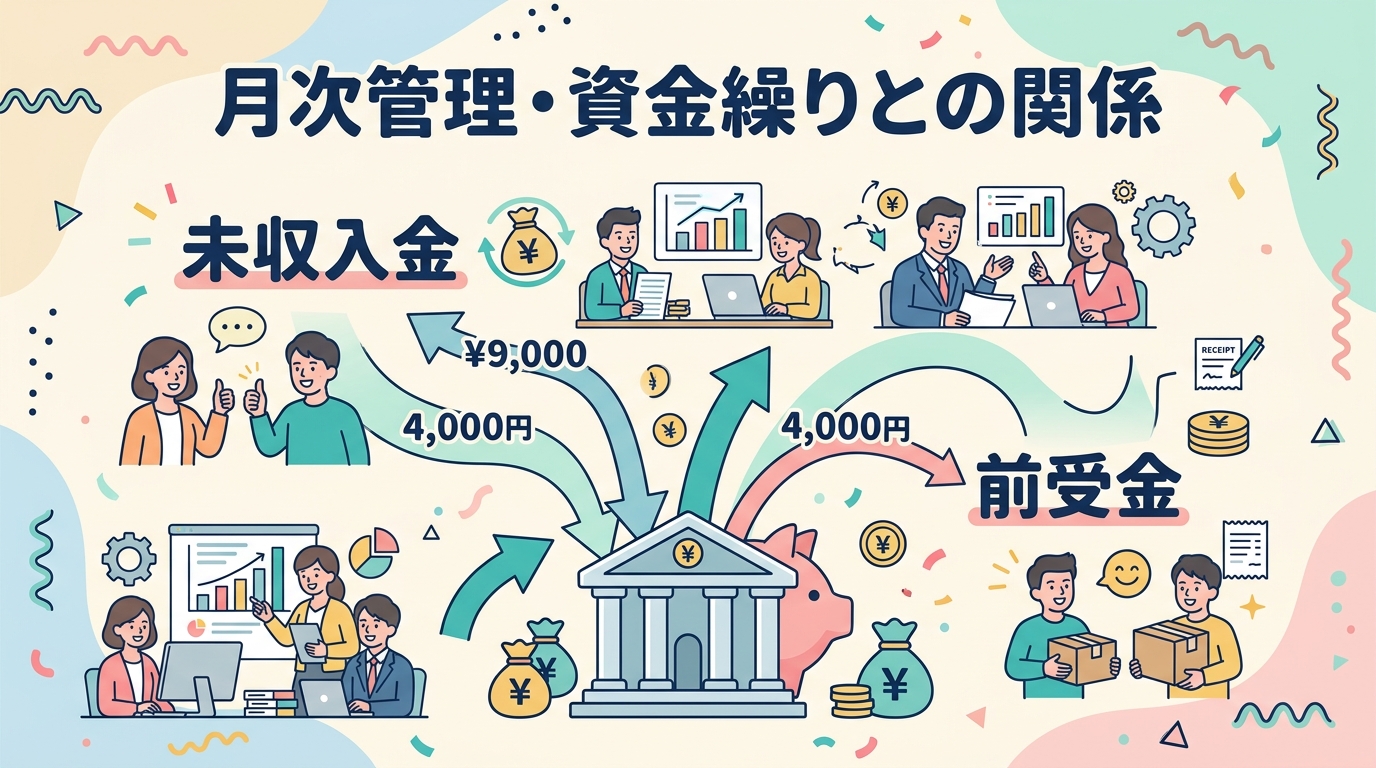 月次管理・資金繰りとの関係
