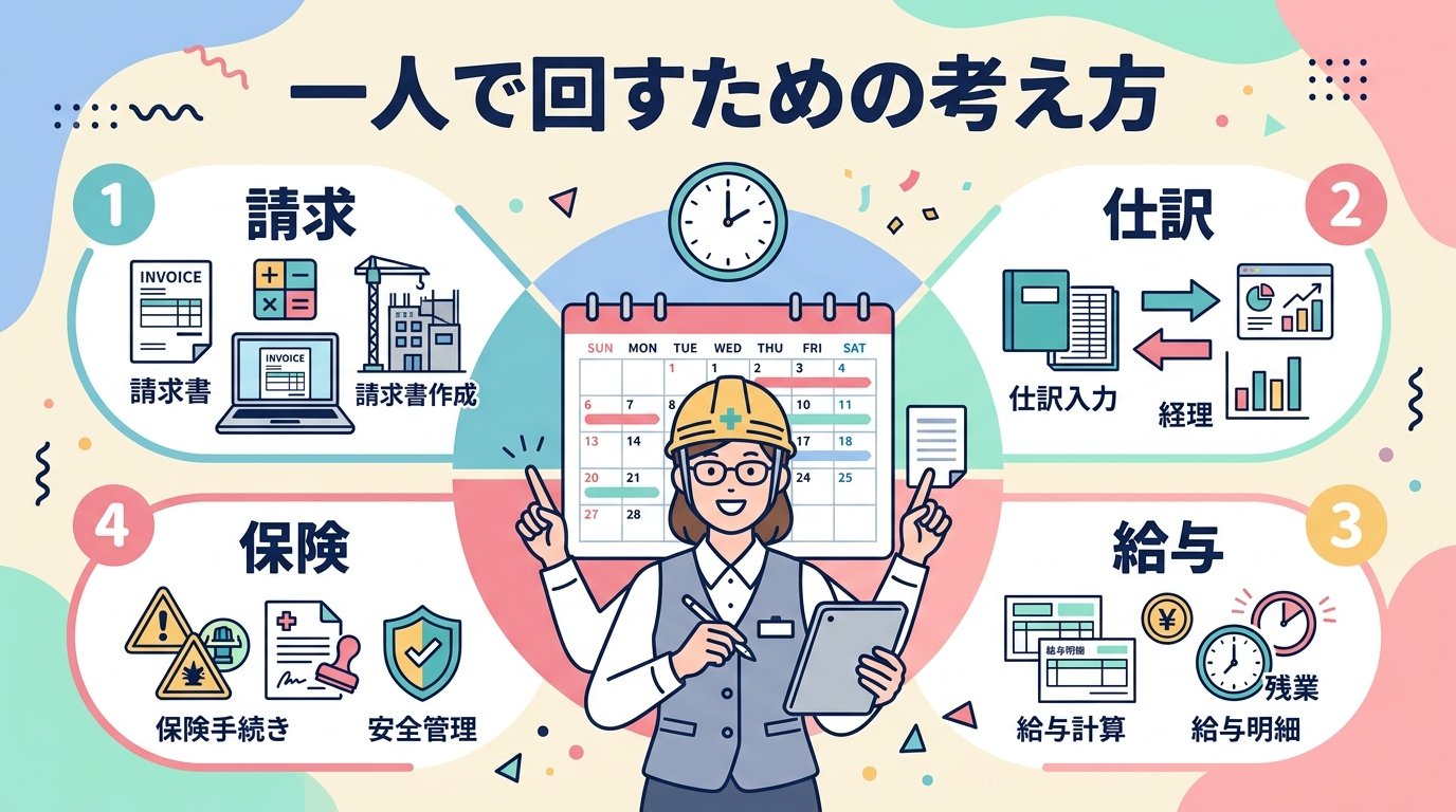 一人事務を回す基本の考え方