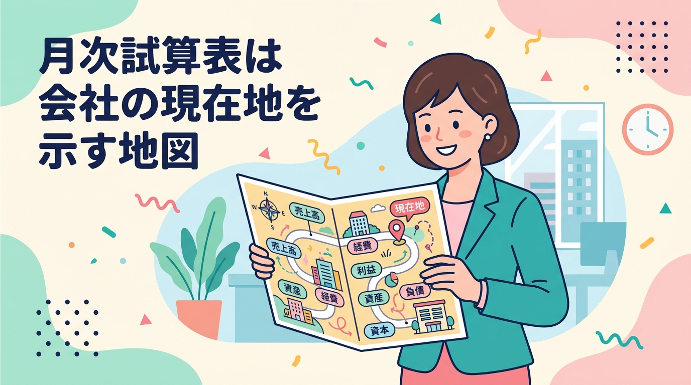 月次試算表は会社の現在地