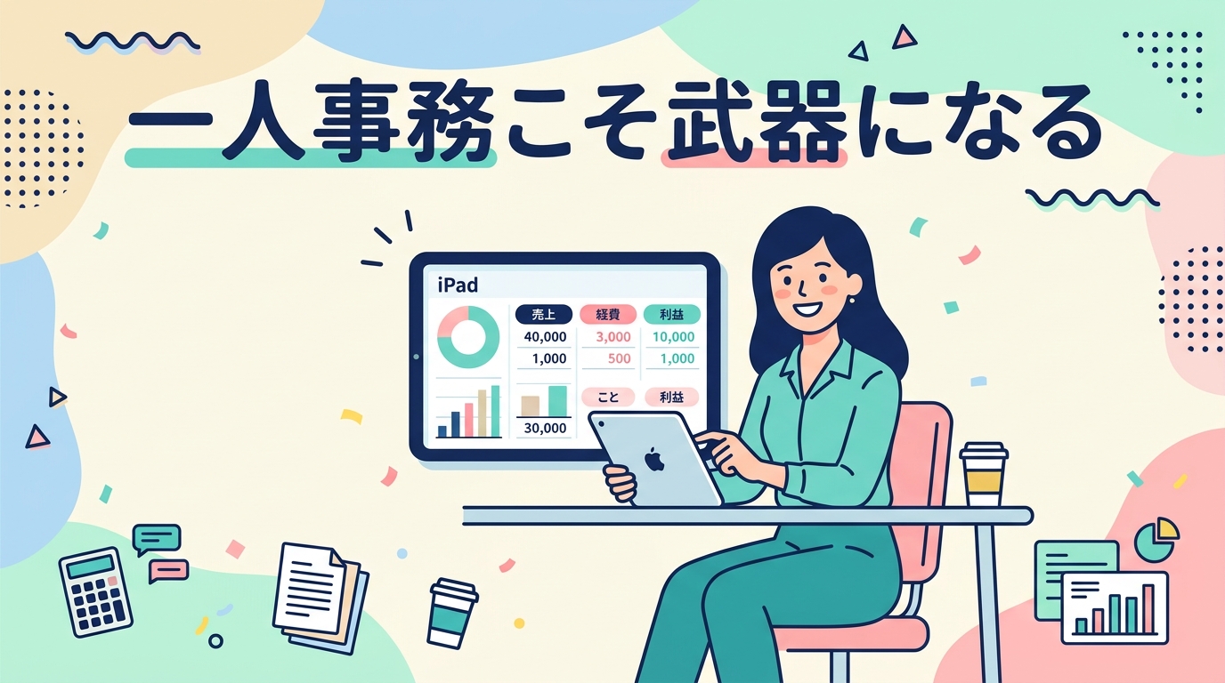 一人事務こそ武器になる