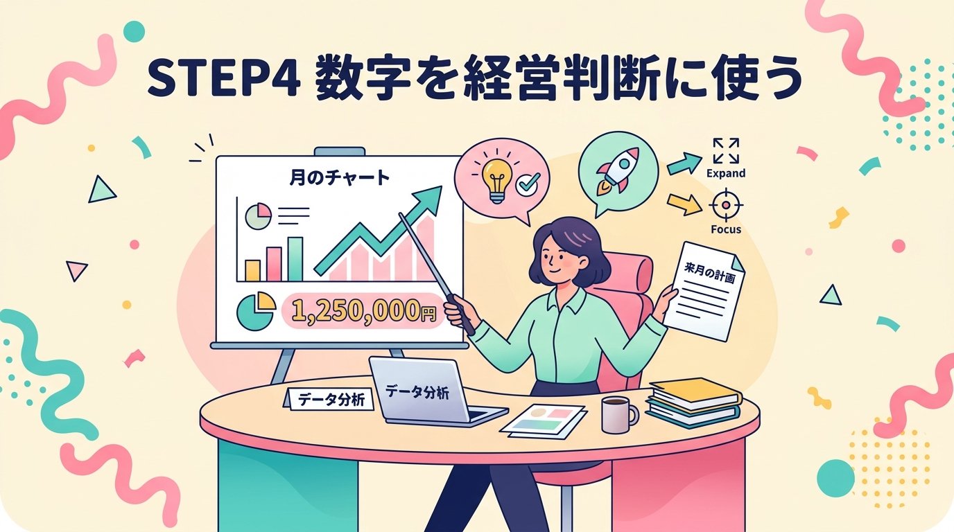 数字を経営判断に使える会社が伸びる