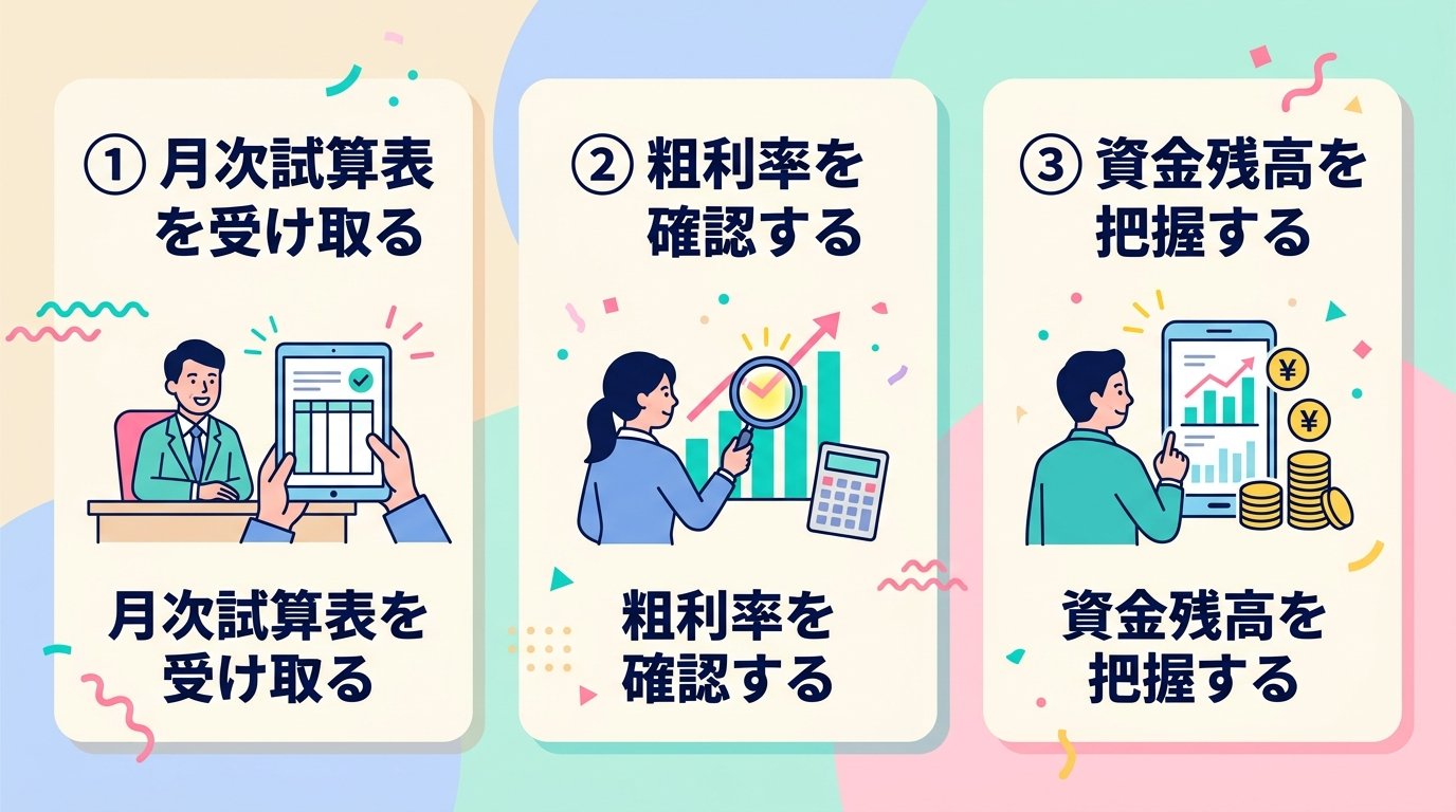 社長が最低限関わる3つのポイント