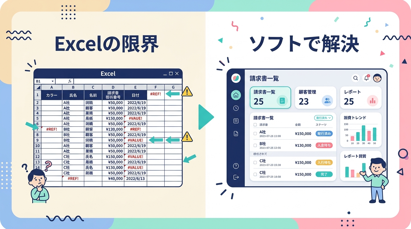 Excel請求管理の限界