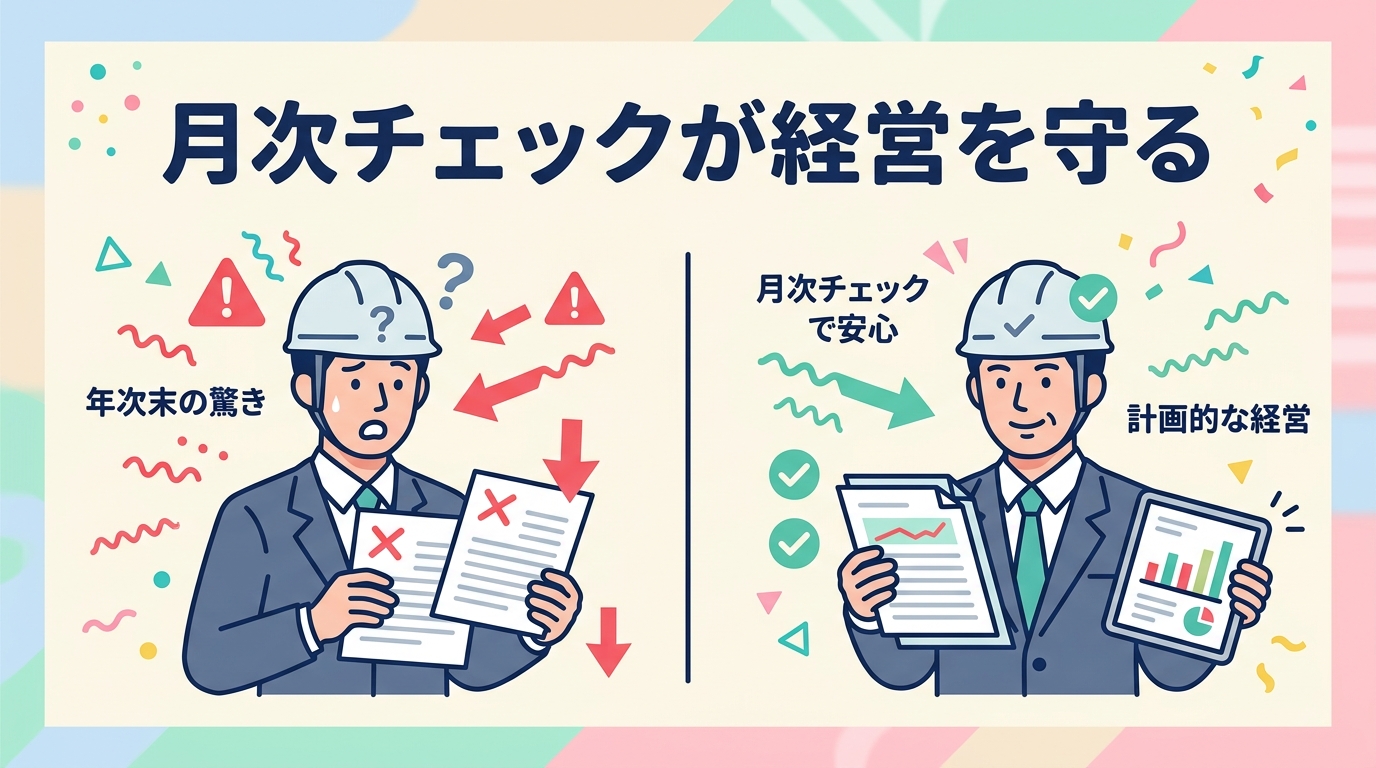 月次数字チェックが重要な理由