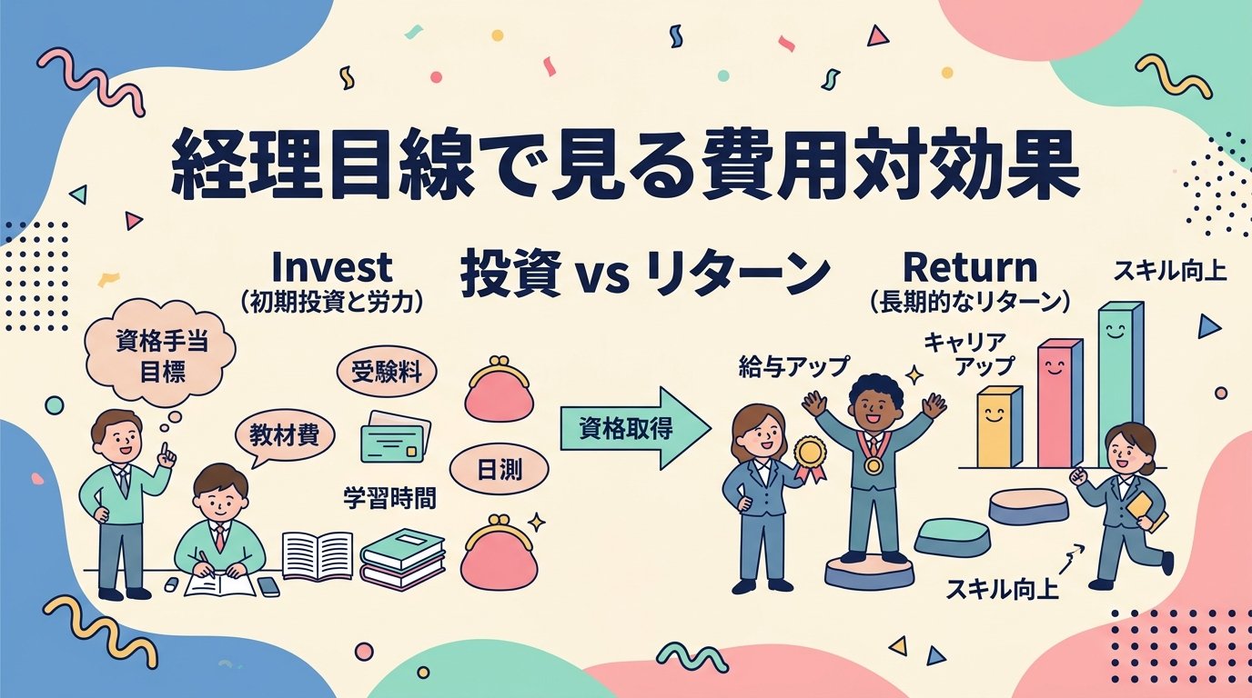 資格手当 経理目線の費用対効果