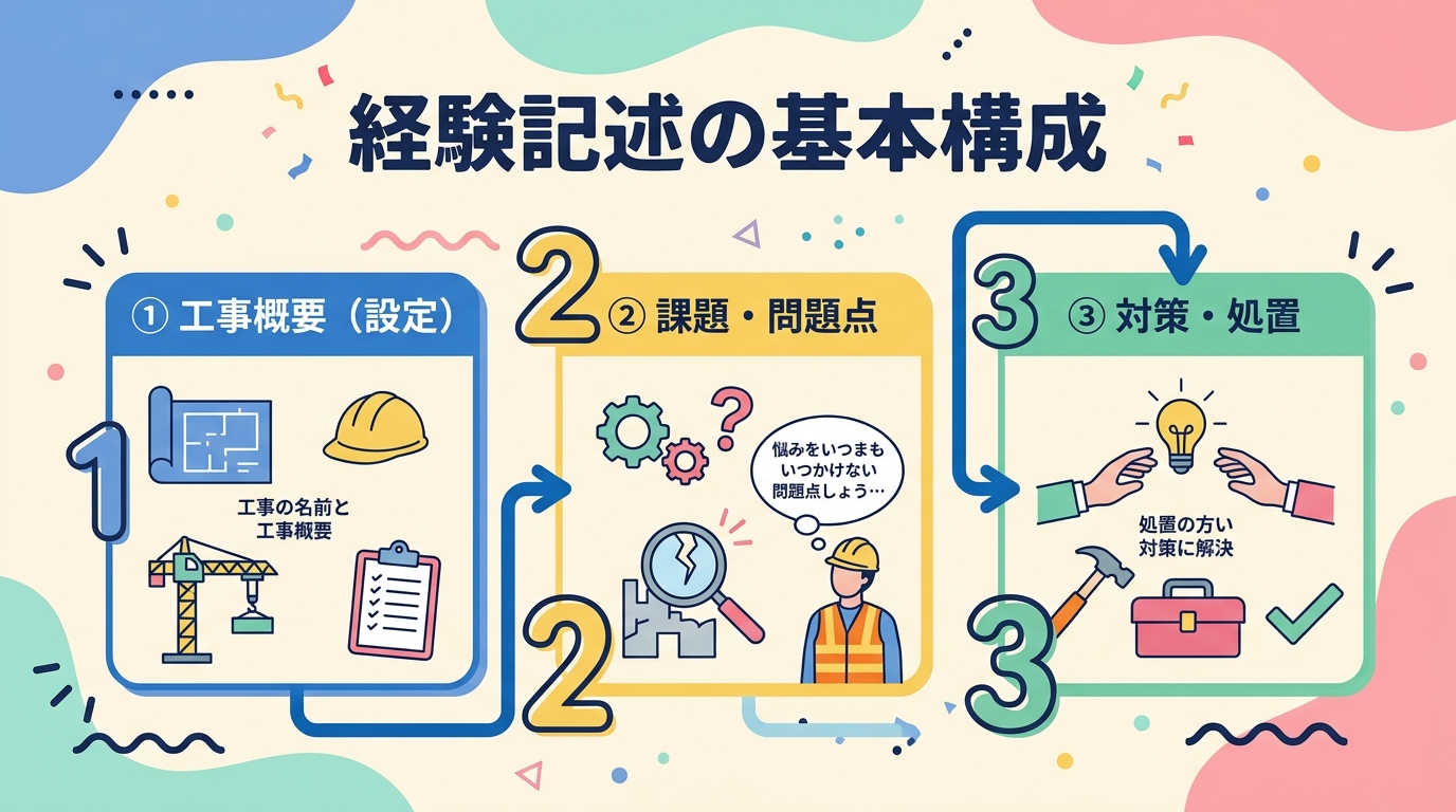 経験記述の基本構成テンプレート