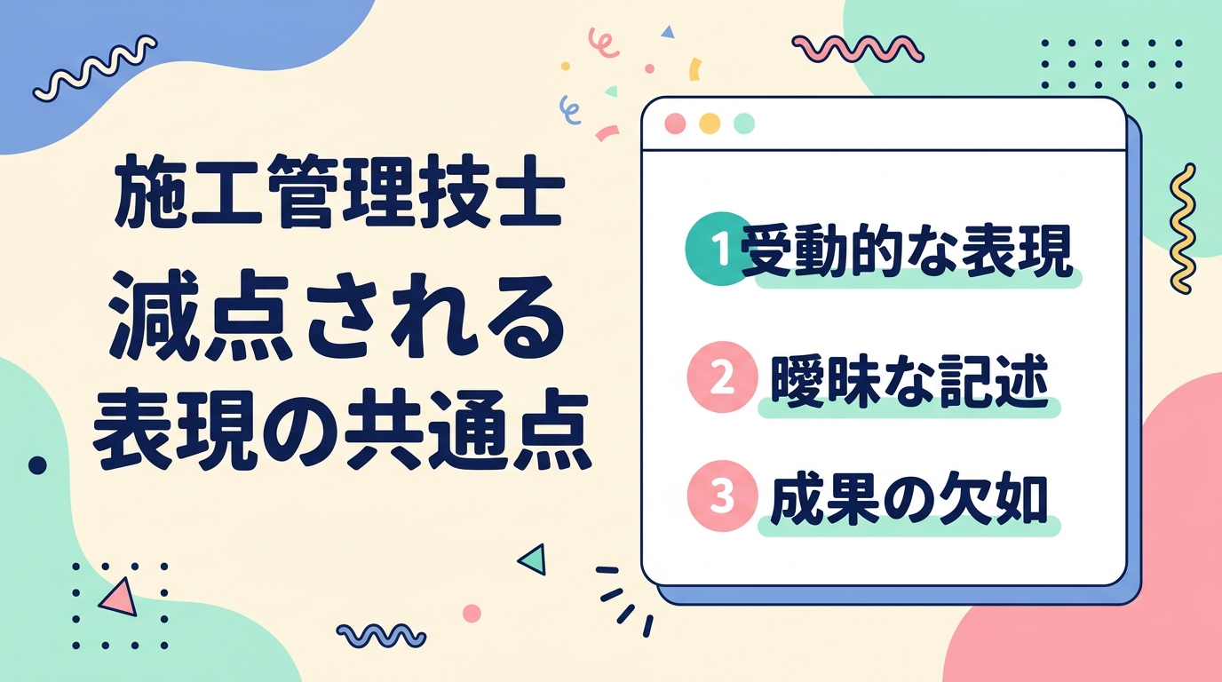 減点される表現の共通点