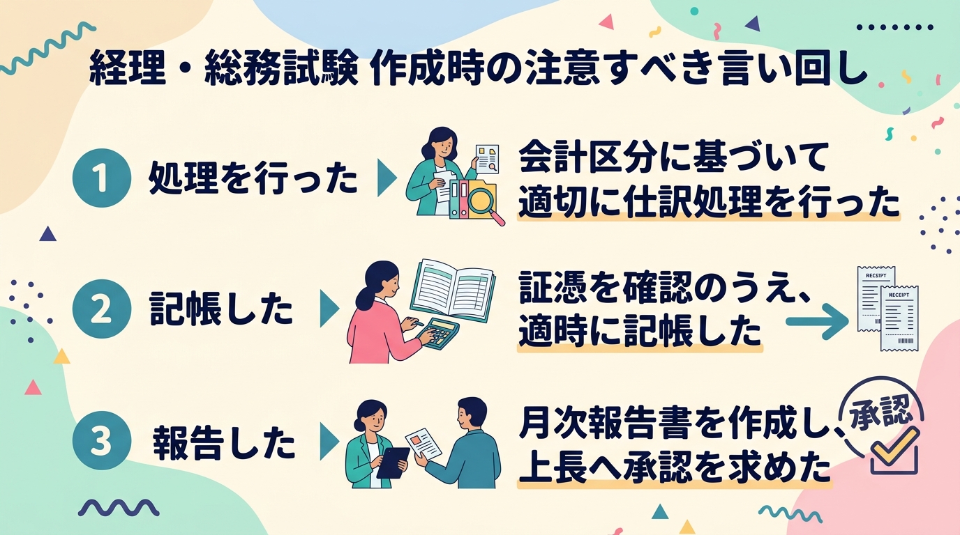 経理・総務特有の注意点