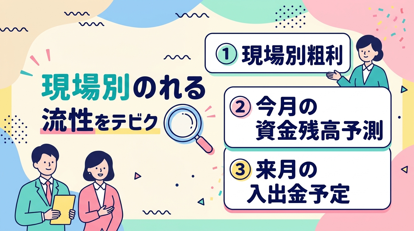 社長が最低限見るべき3つの数字