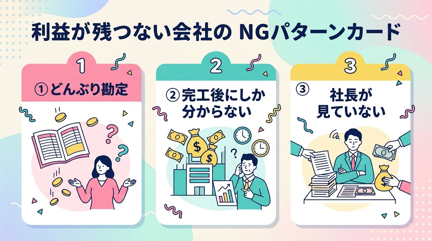 利益が残らない会社の原価管理