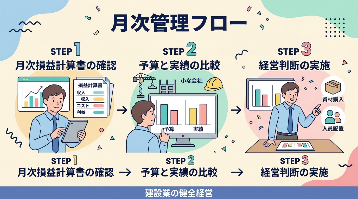 月次PLチェックの3ポイント