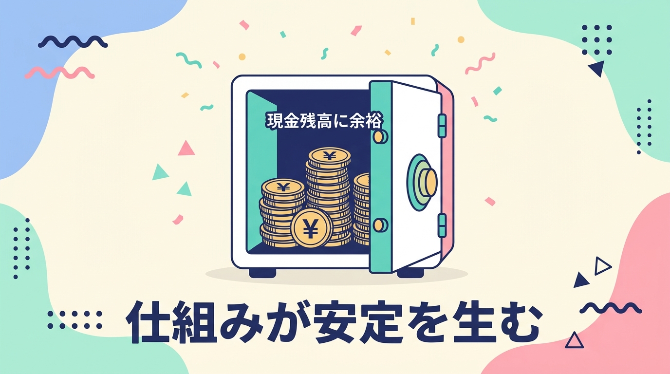 仕組みが安定を生む