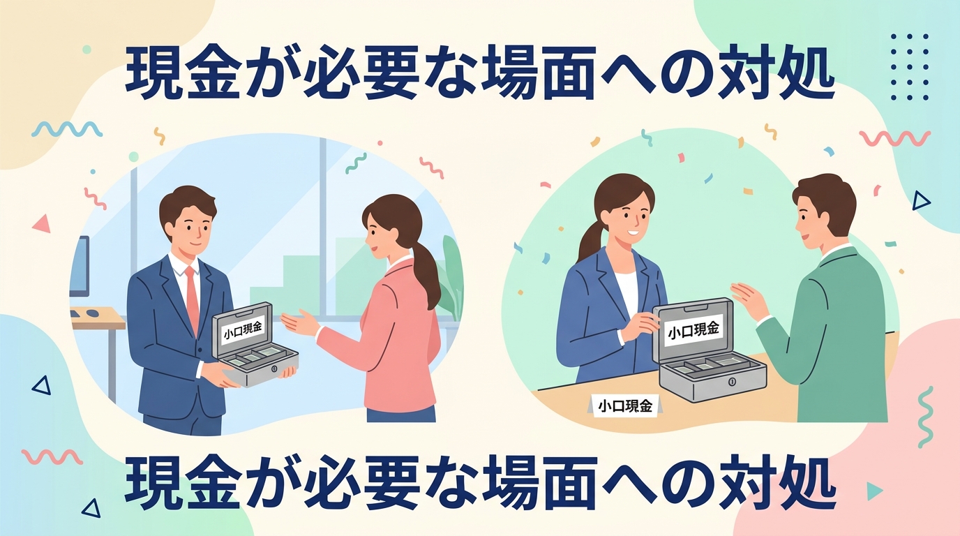 現金が必要な場面への対処