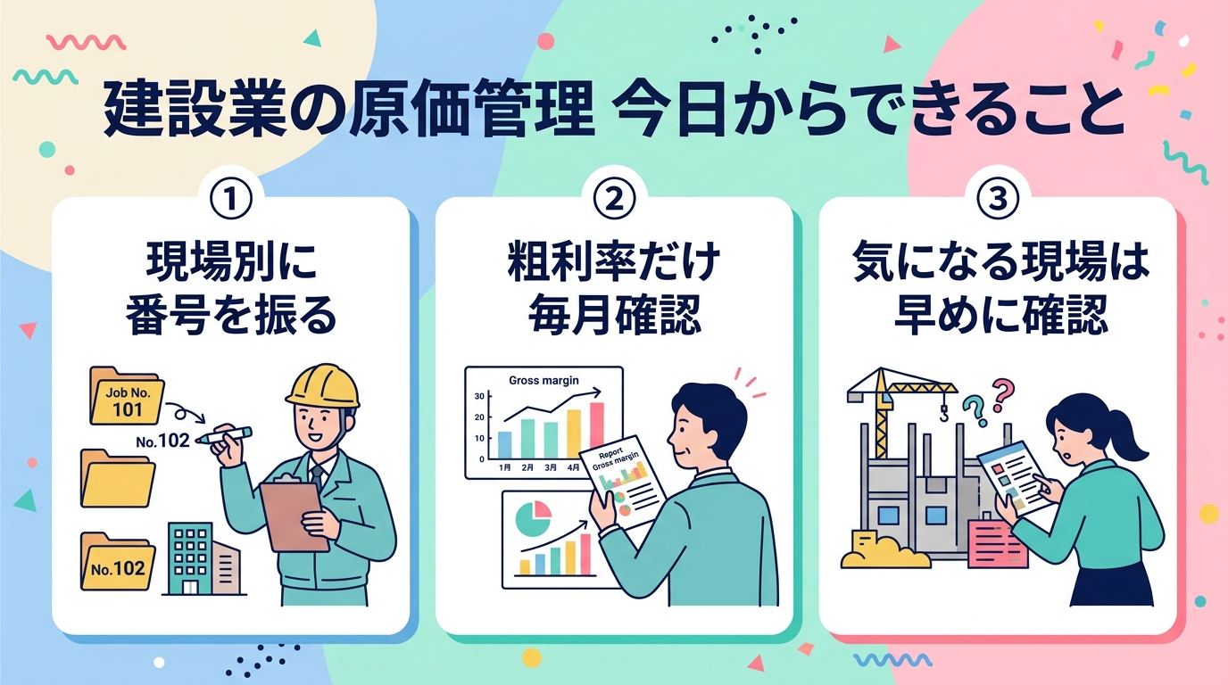 今日からできる原価管理の第一歩