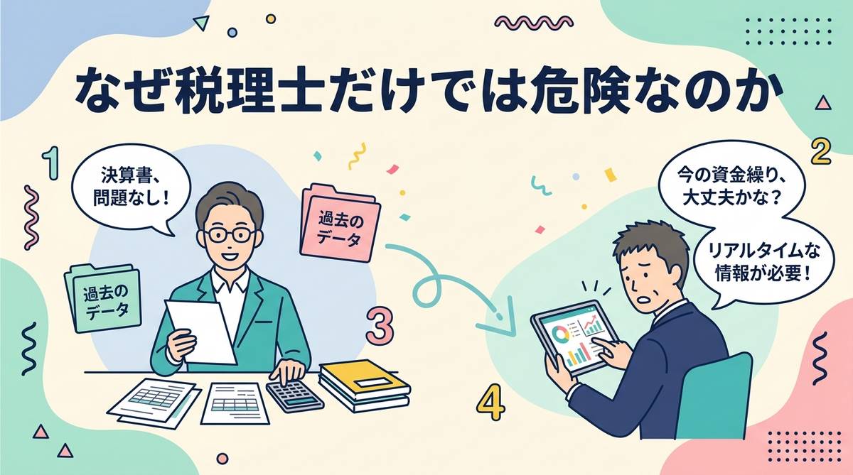 税理士だけでは危険な理由