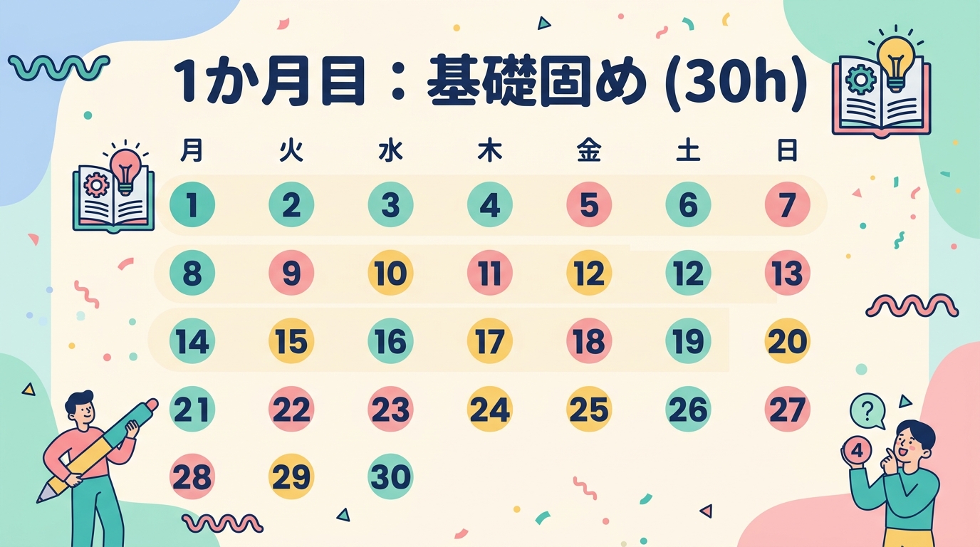 1か月目 基礎固め