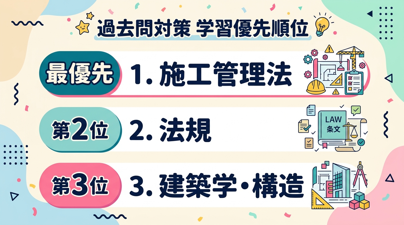 科目別の優先順位