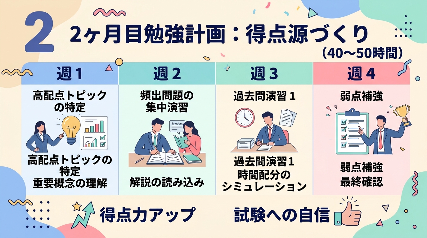 2か月目：得点源づくりプラン