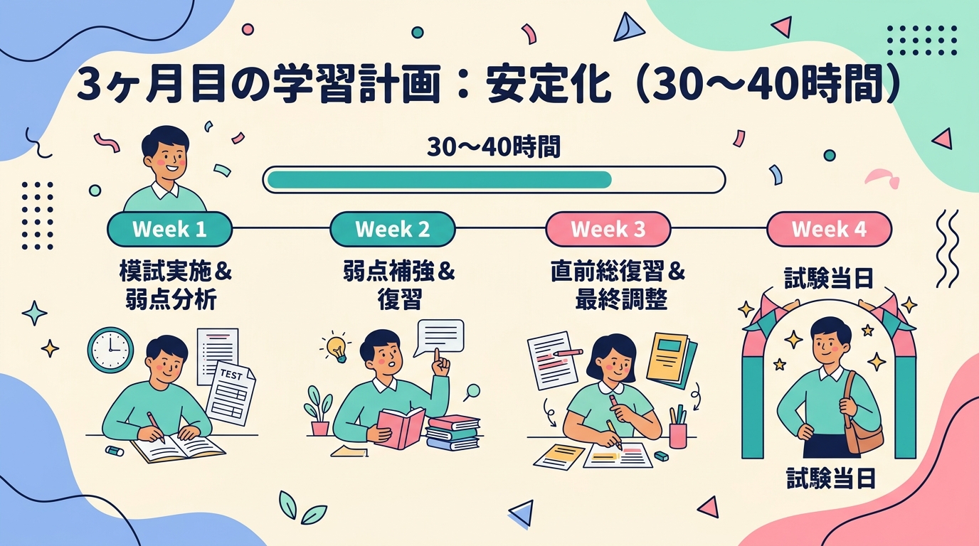 3か月目：安定化プラン