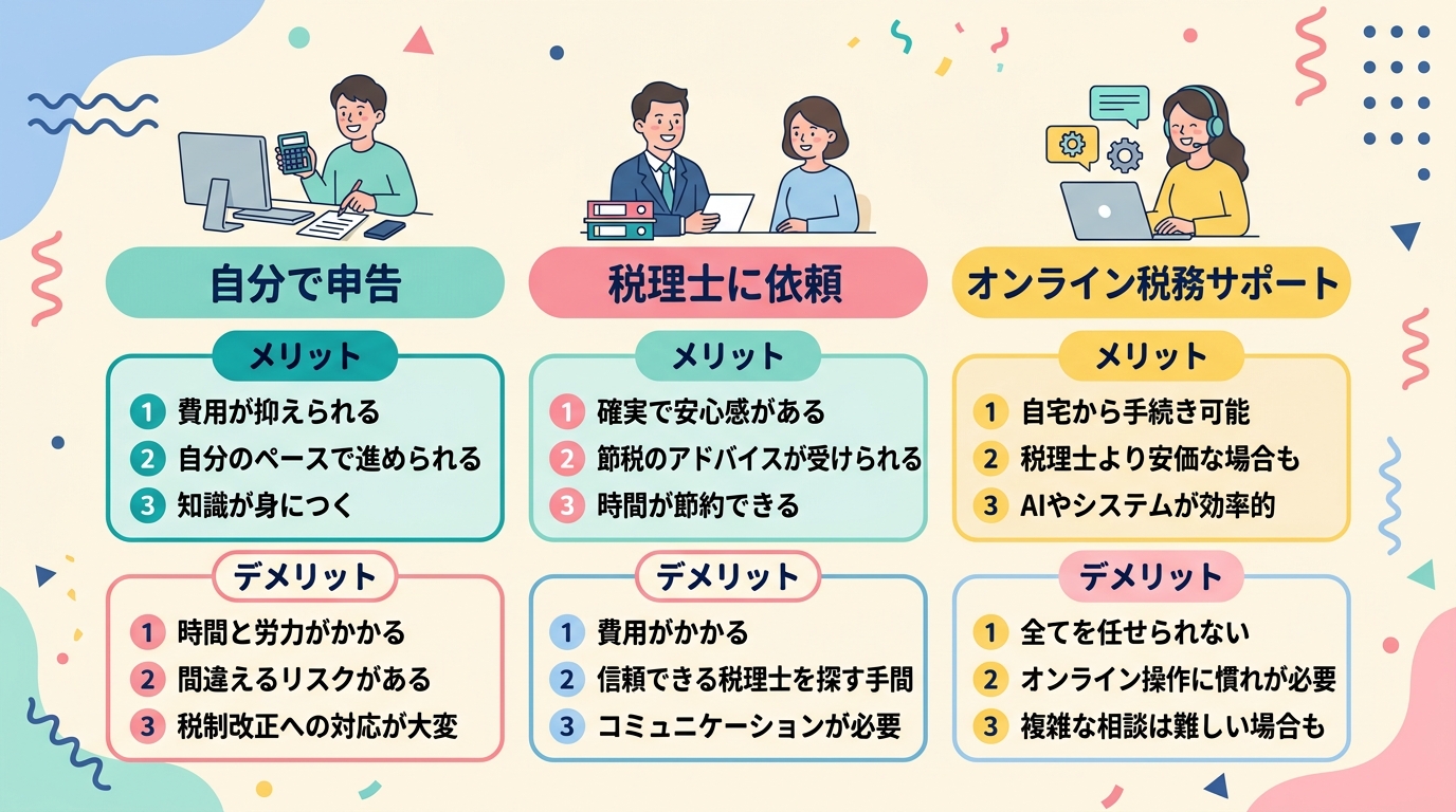 申告方法の比較