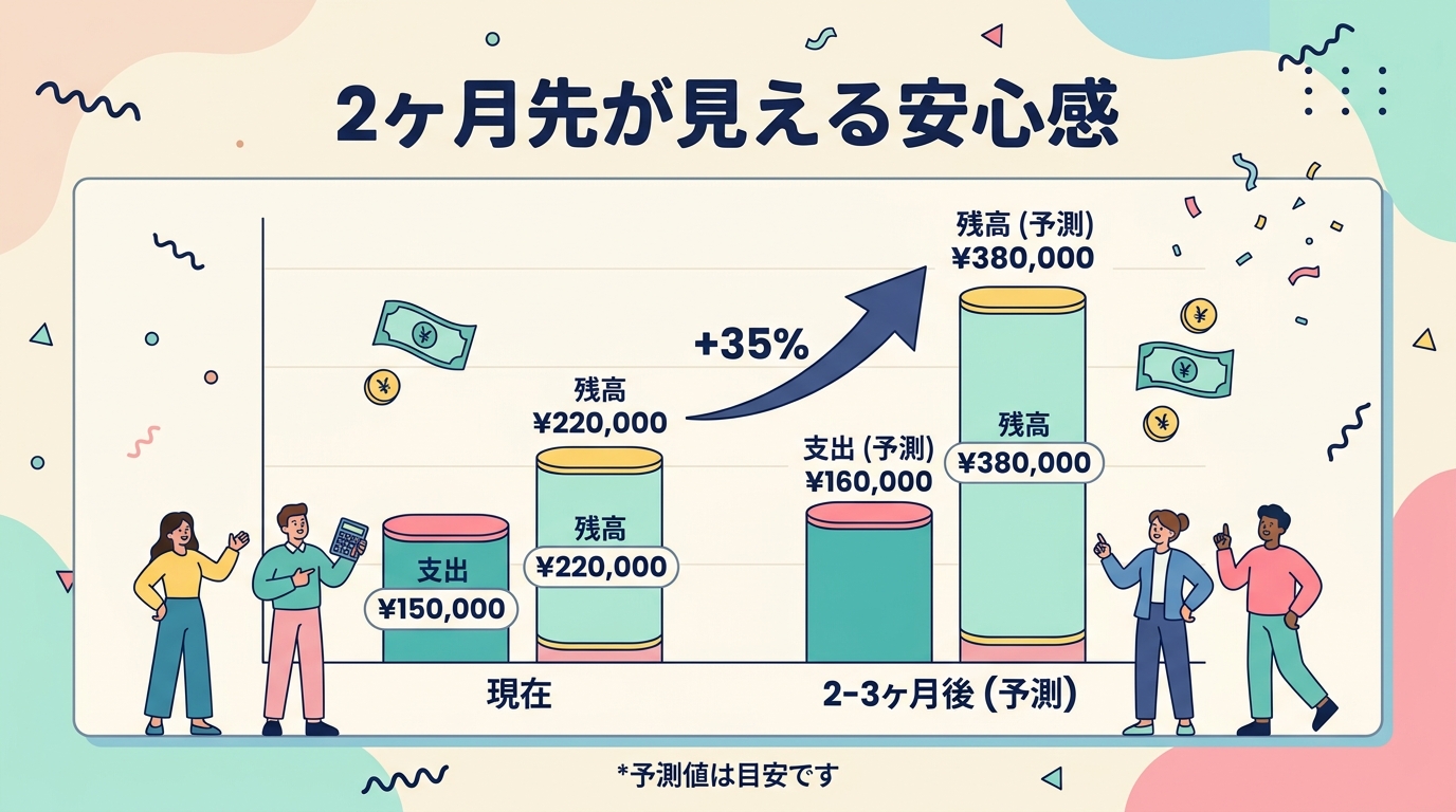 将来残高が見える