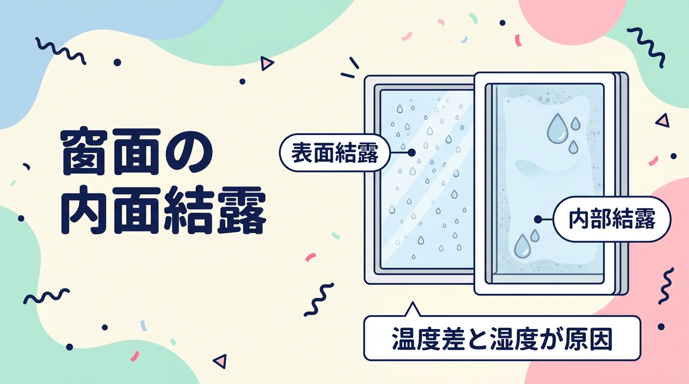 結露の押さえどころ