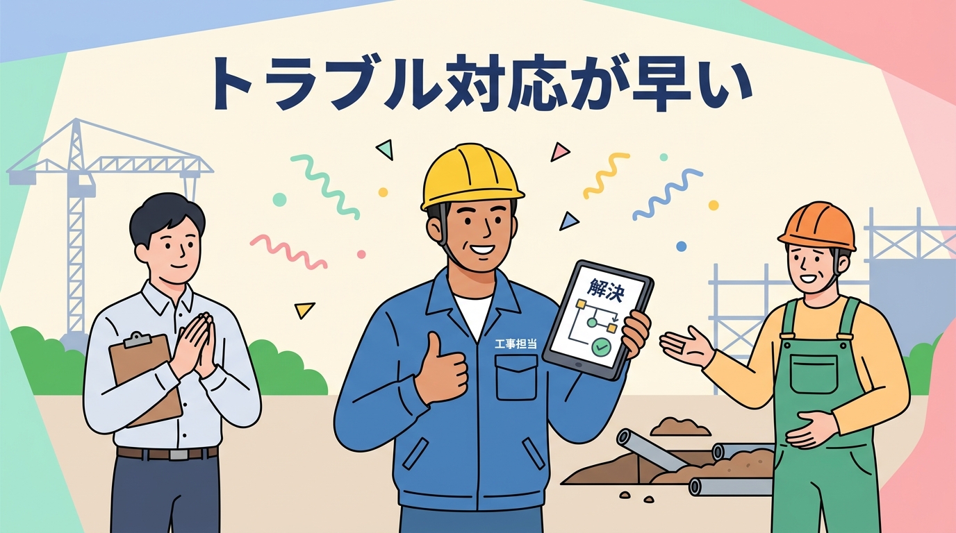 現場のトラブル減