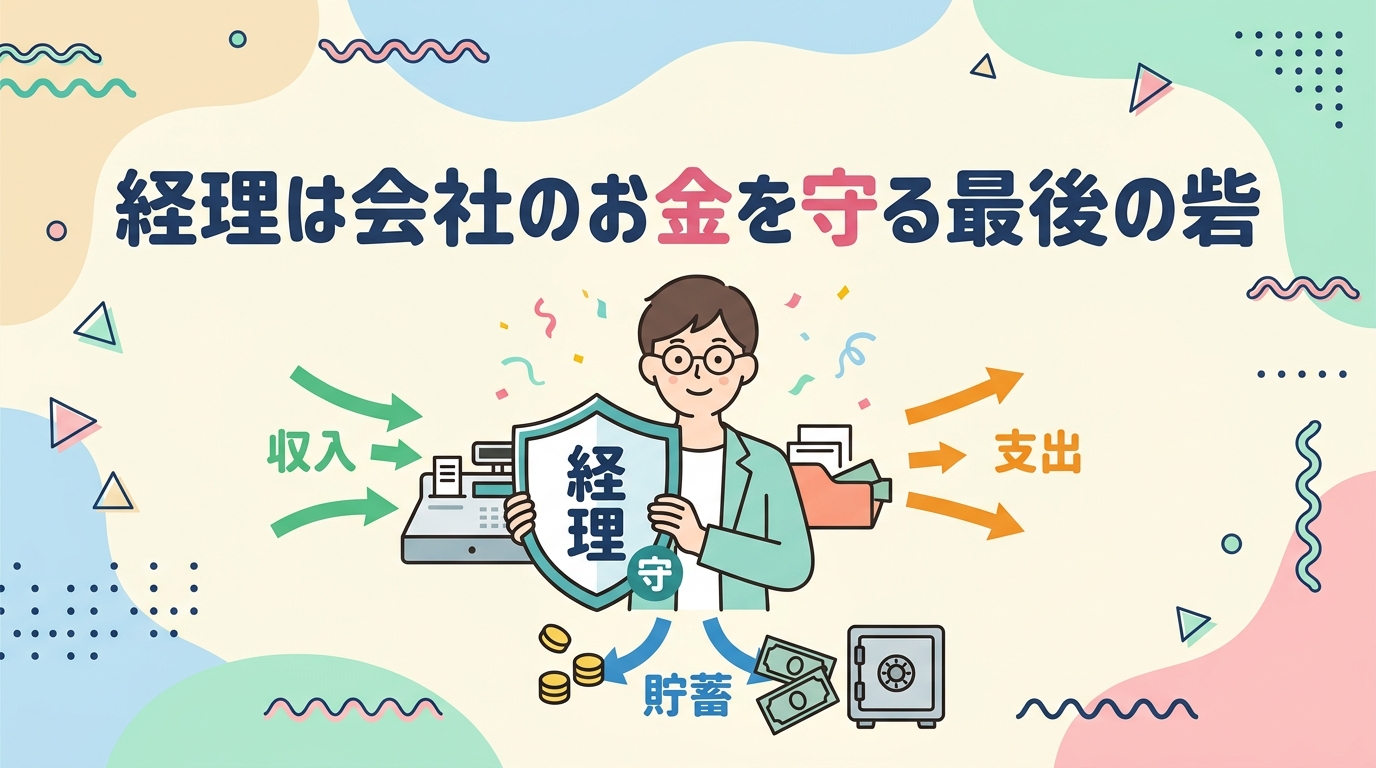 経理は会社のお金を守る最後の砦