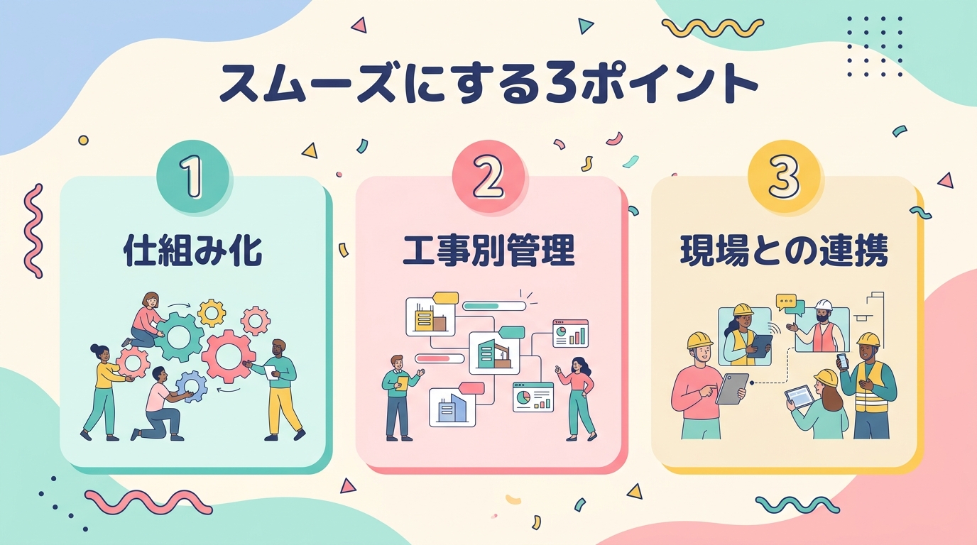 スムーズにする3ポイント