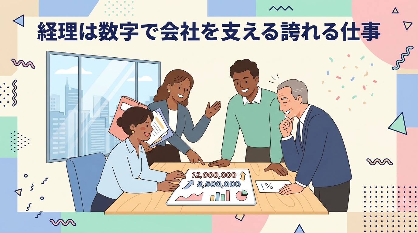 経理は数字で会社を支える仕事