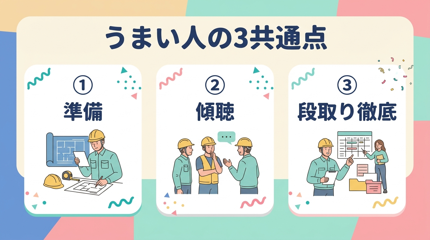 うまい人の3共通点