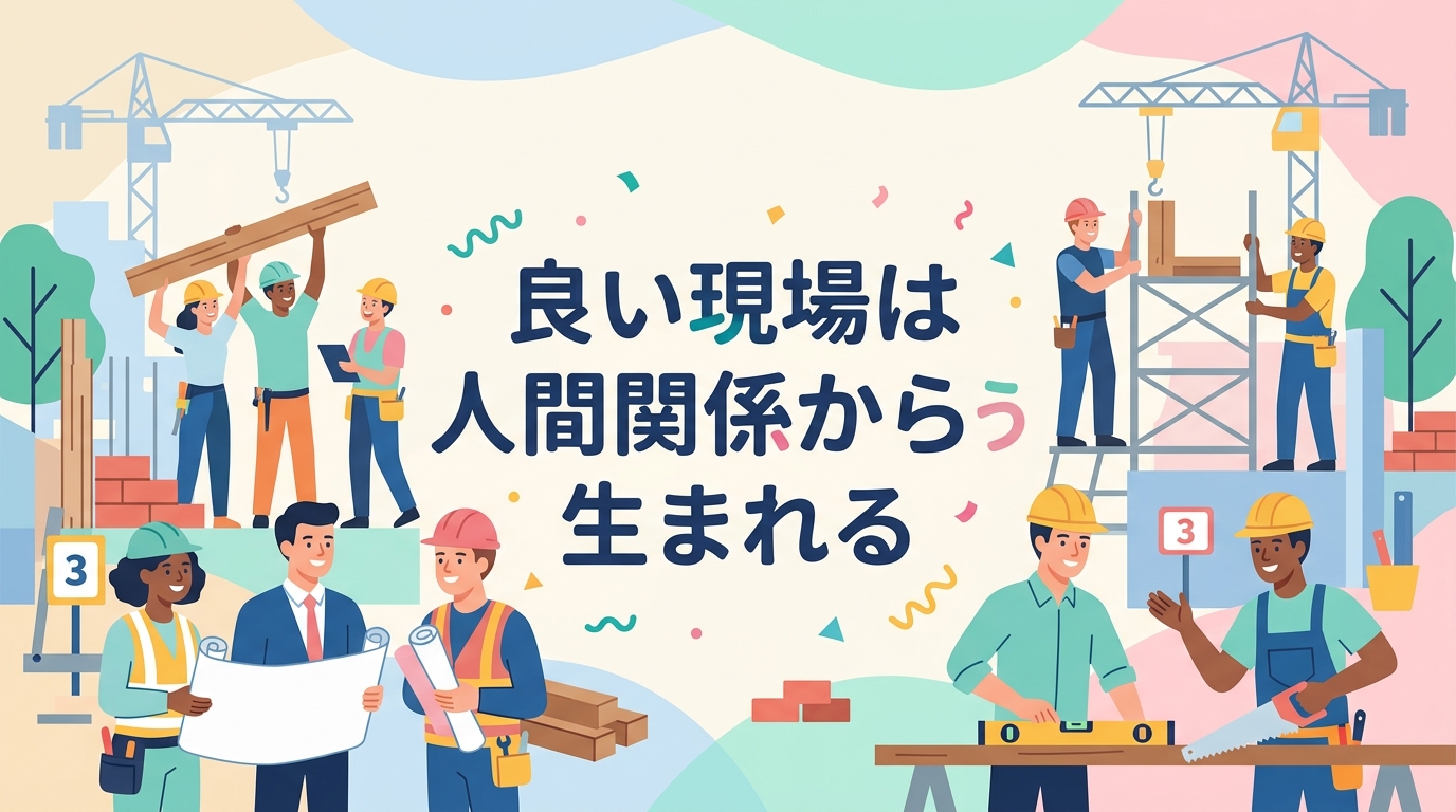 良い現場は人間関係から