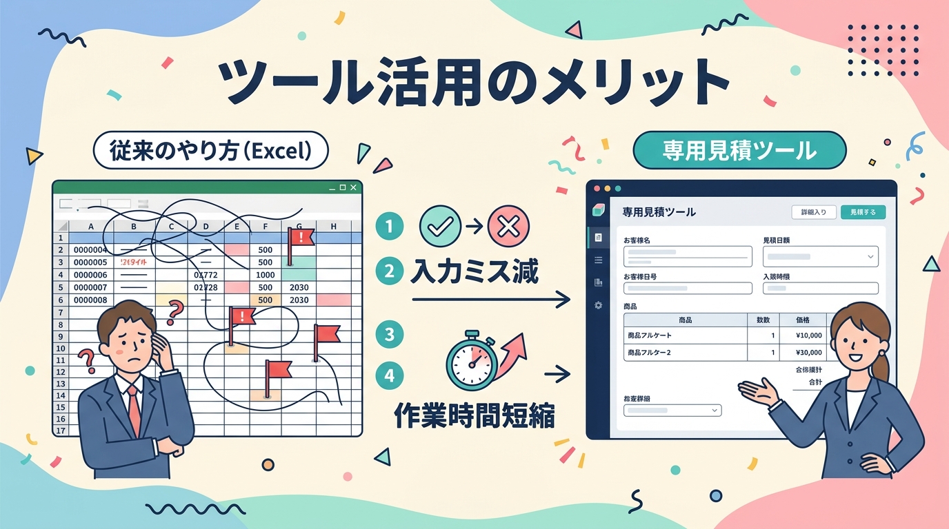 ツール活用のメリット