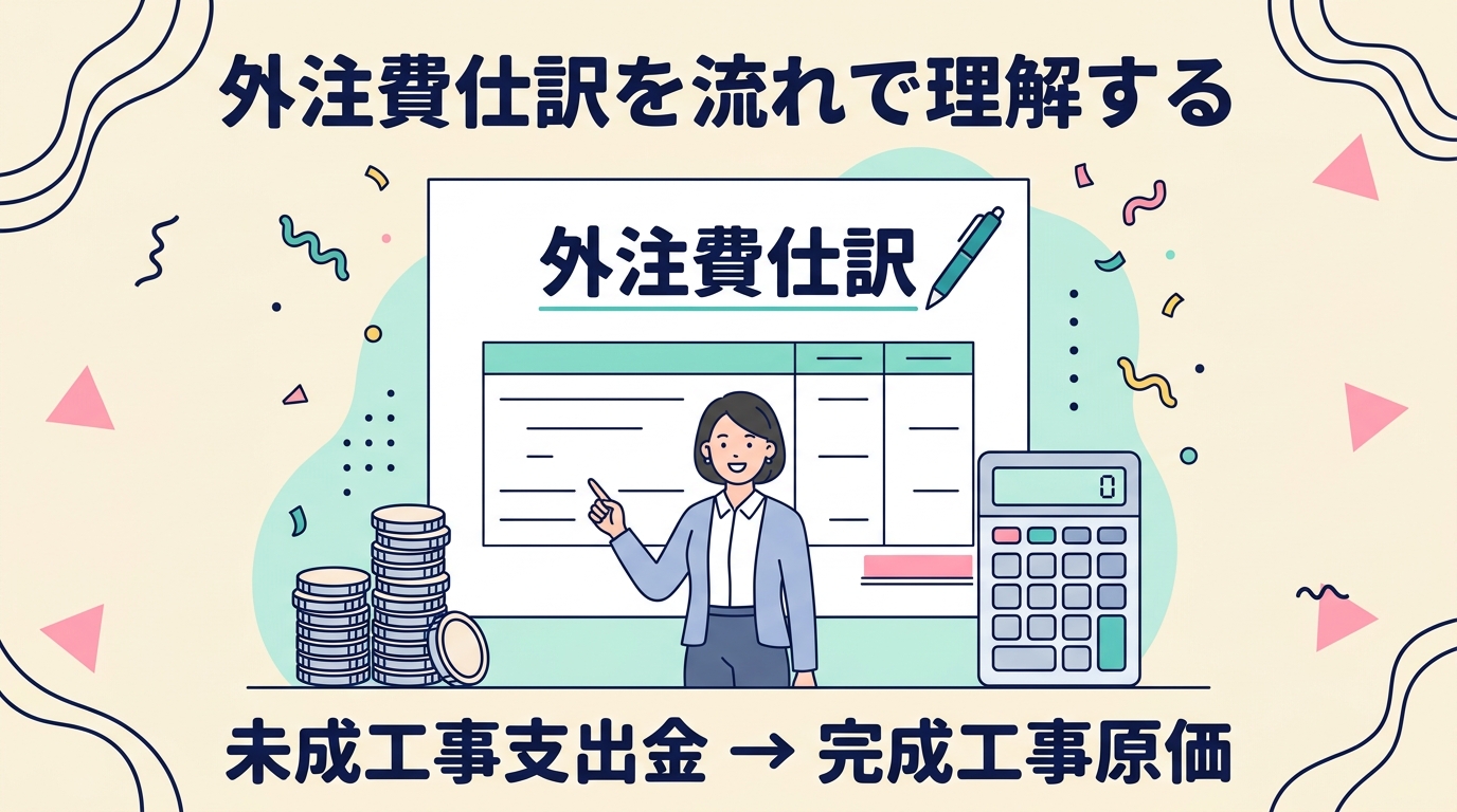 外注費仕訳を流れで理解する