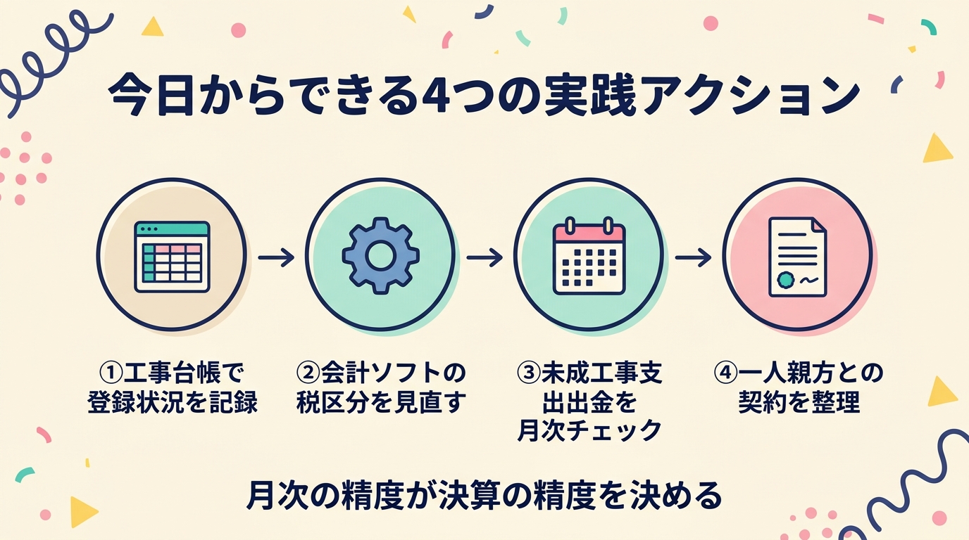 今日からできる4つの実践アクション