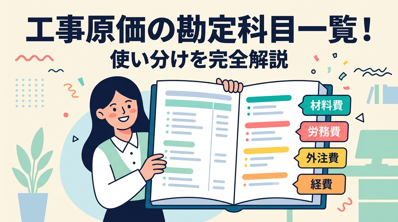 工事原価科目のアイキャッチ画像