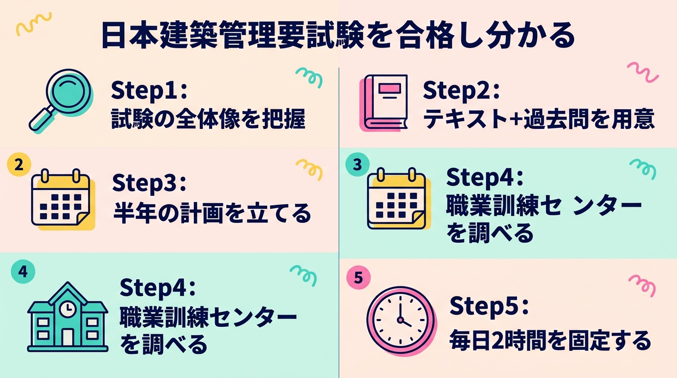5つの合格アクション