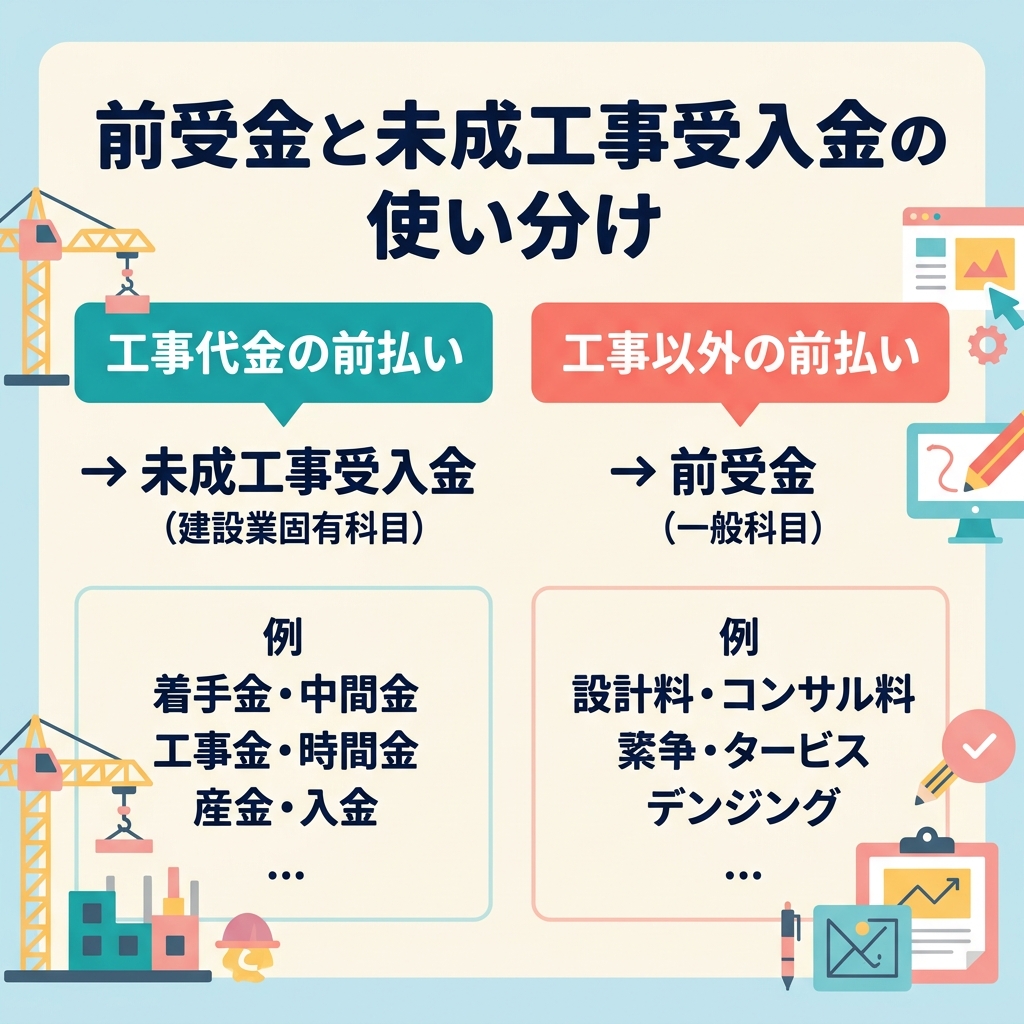 kensetsu maeukekin shiwake