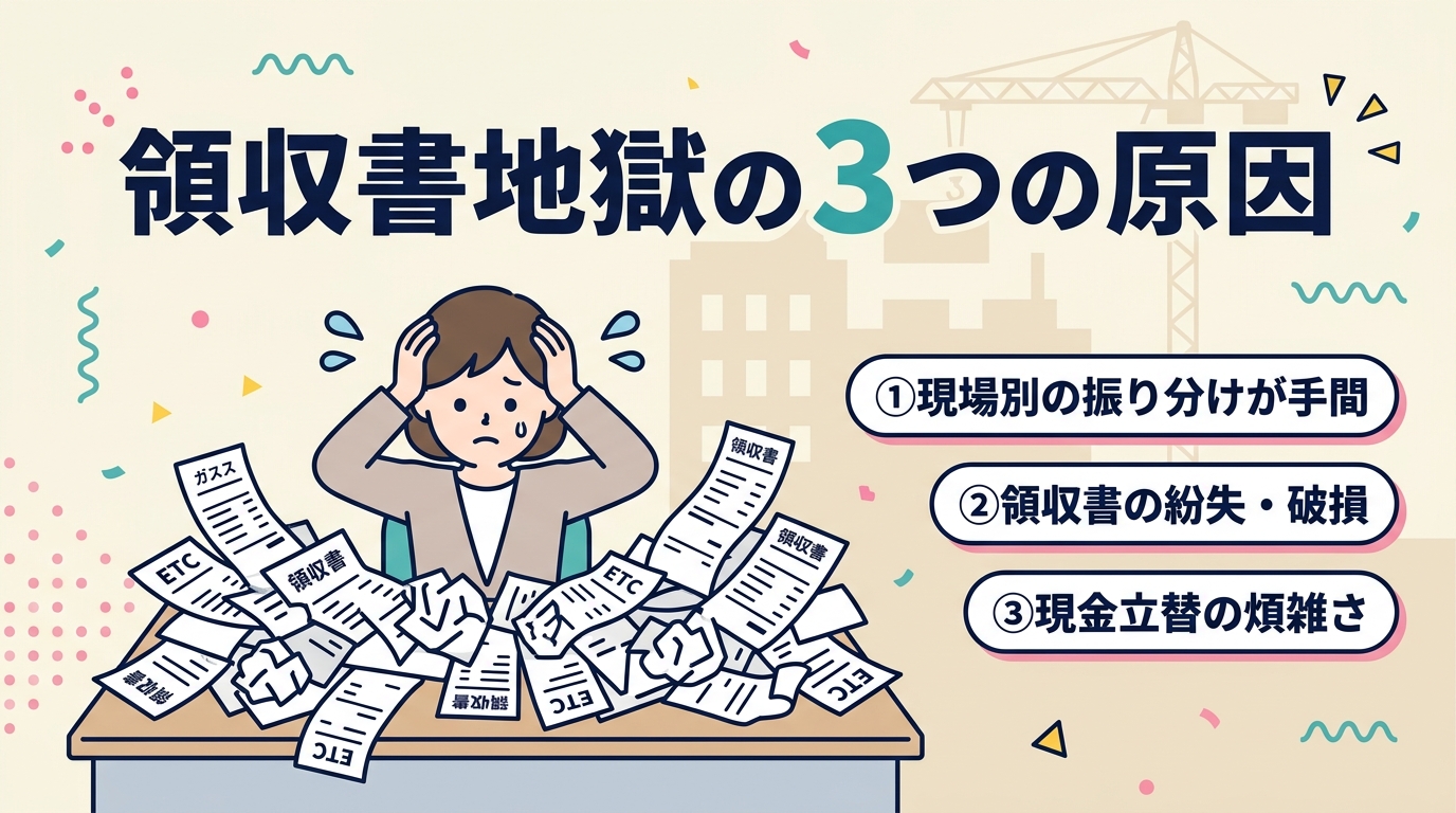 領収書地獄の3つの原因