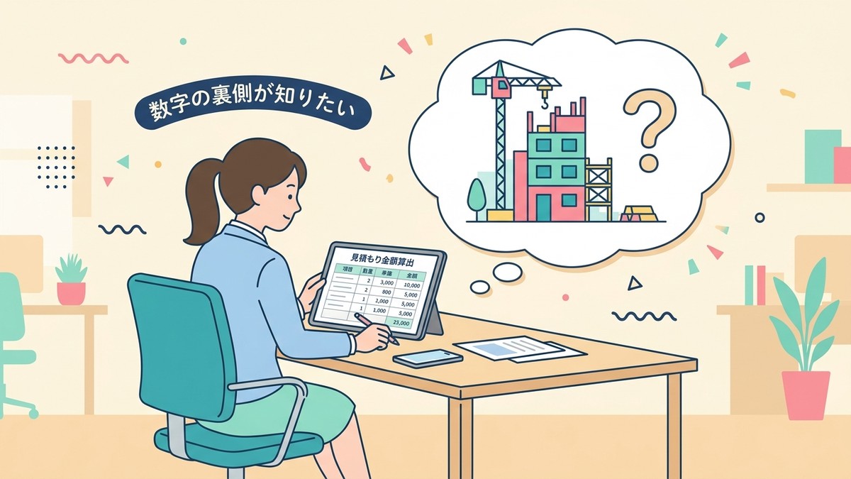 見積や原価の数字の裏側にある現場を知りたい経理事務