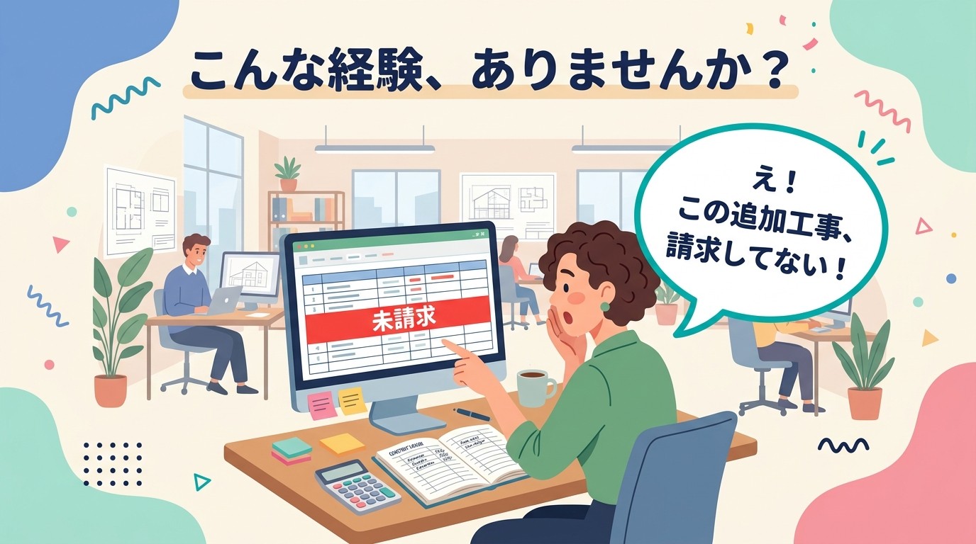 請求漏れを発見した経理担当者の図解