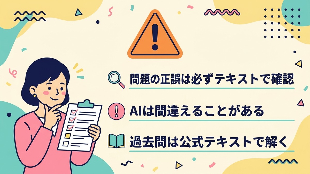 AIに任せるときの注意点