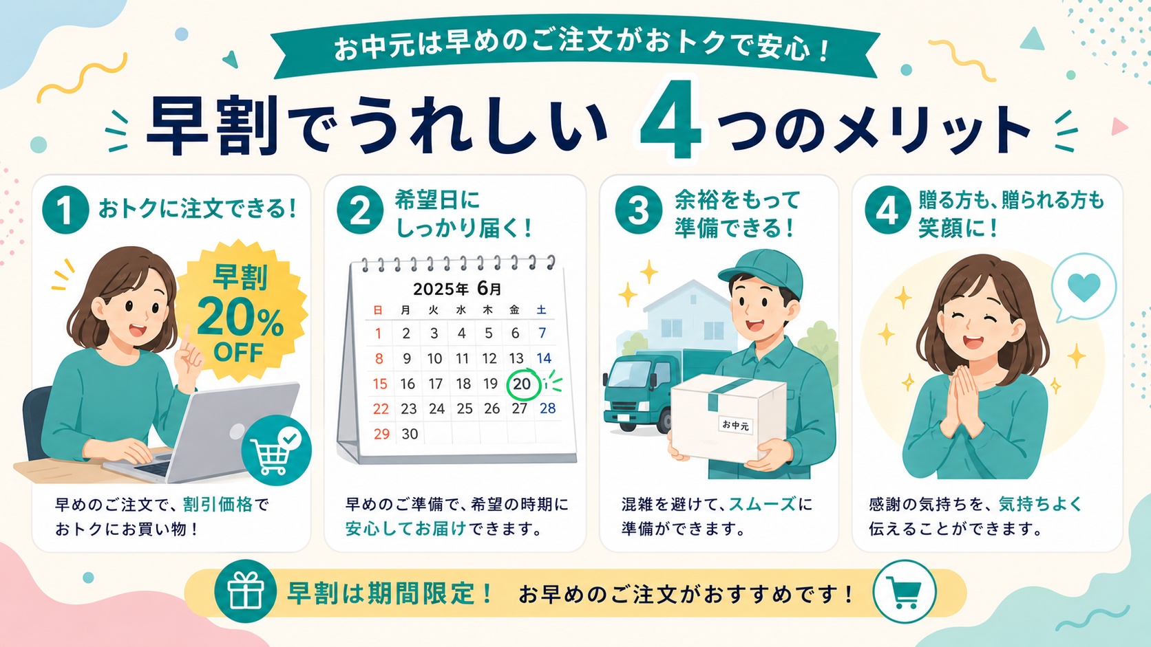 迷ったらジュースセット×早割が正解