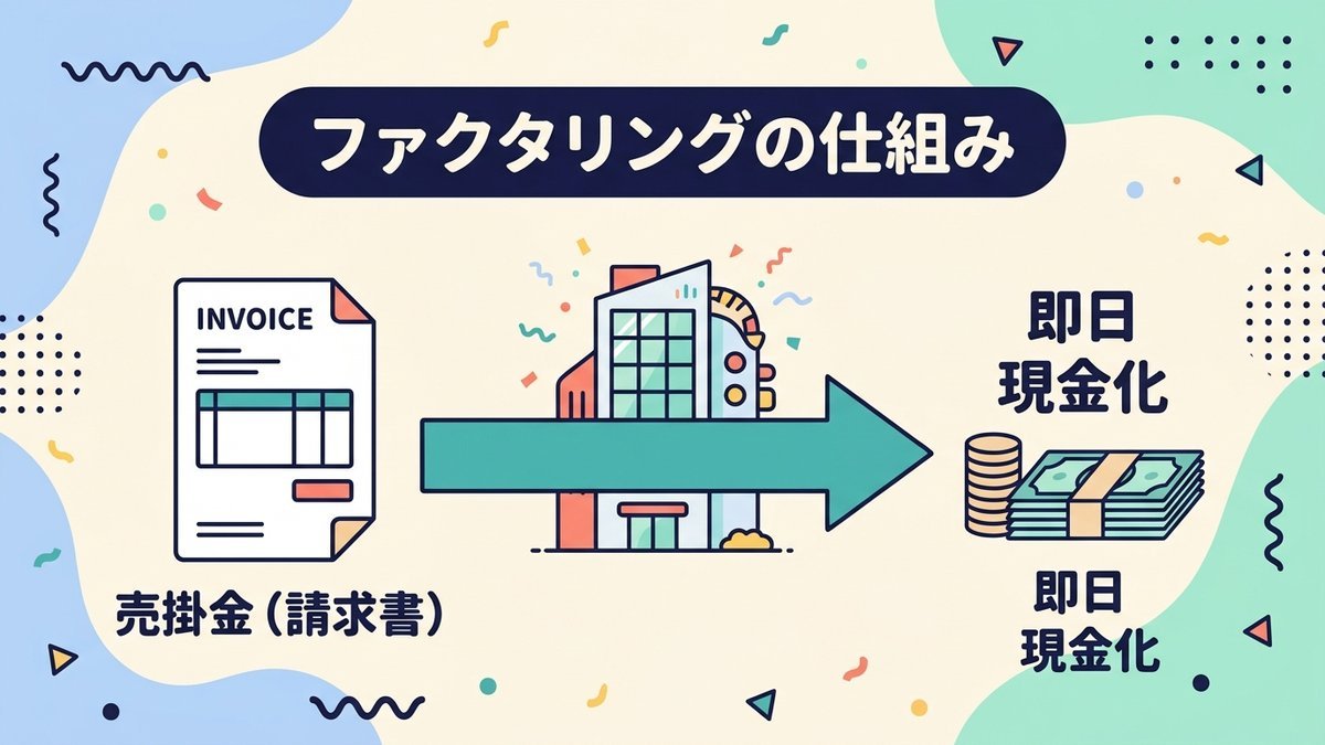 ファクタリングの仕組み|売掛金を最短即日で資金化