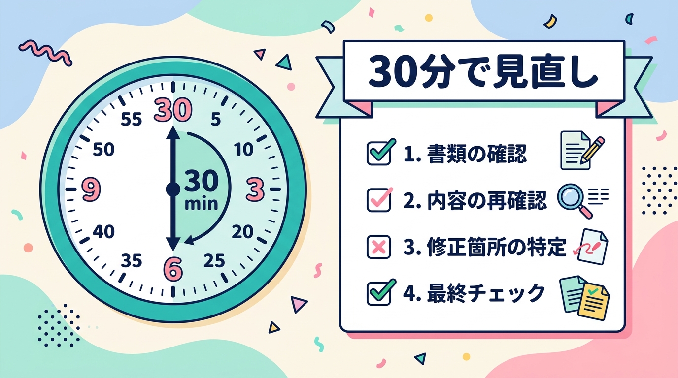 解いた後の見直し方