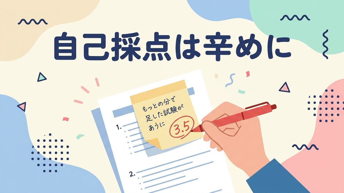 辛め採点