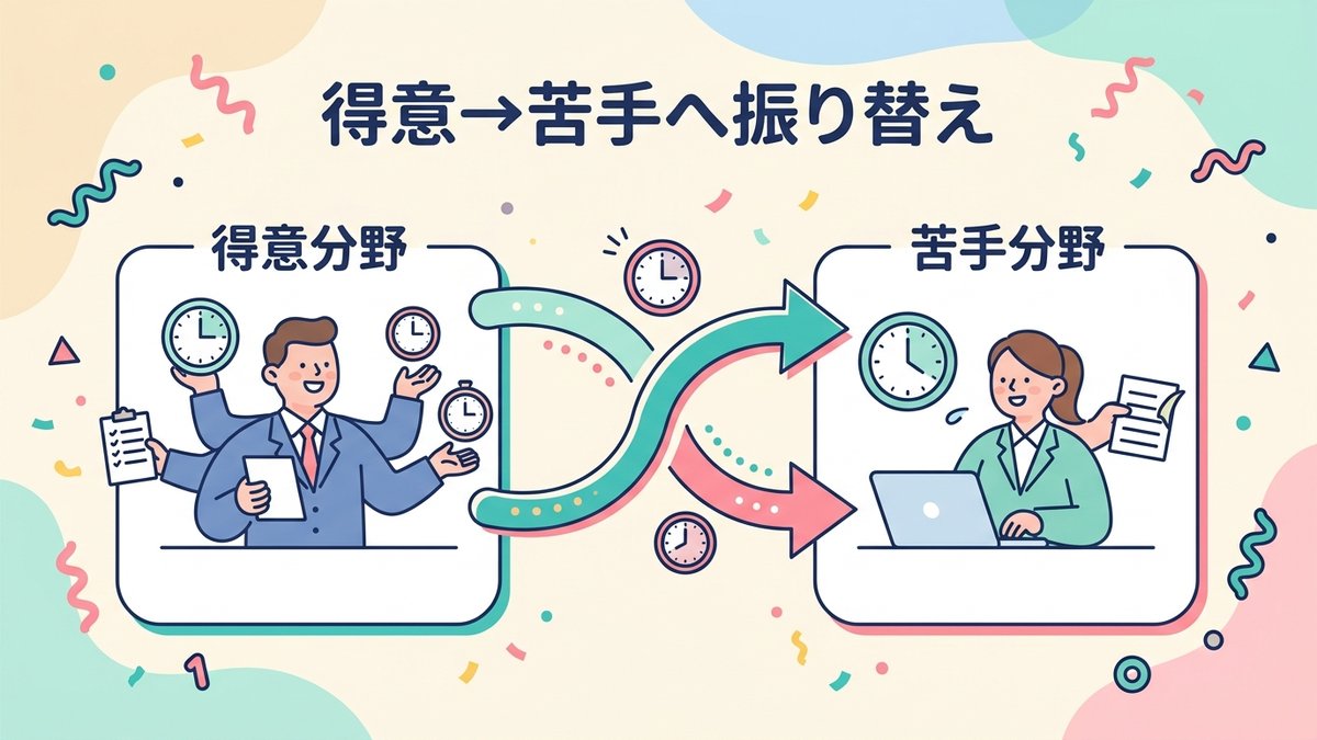 得意→苦手