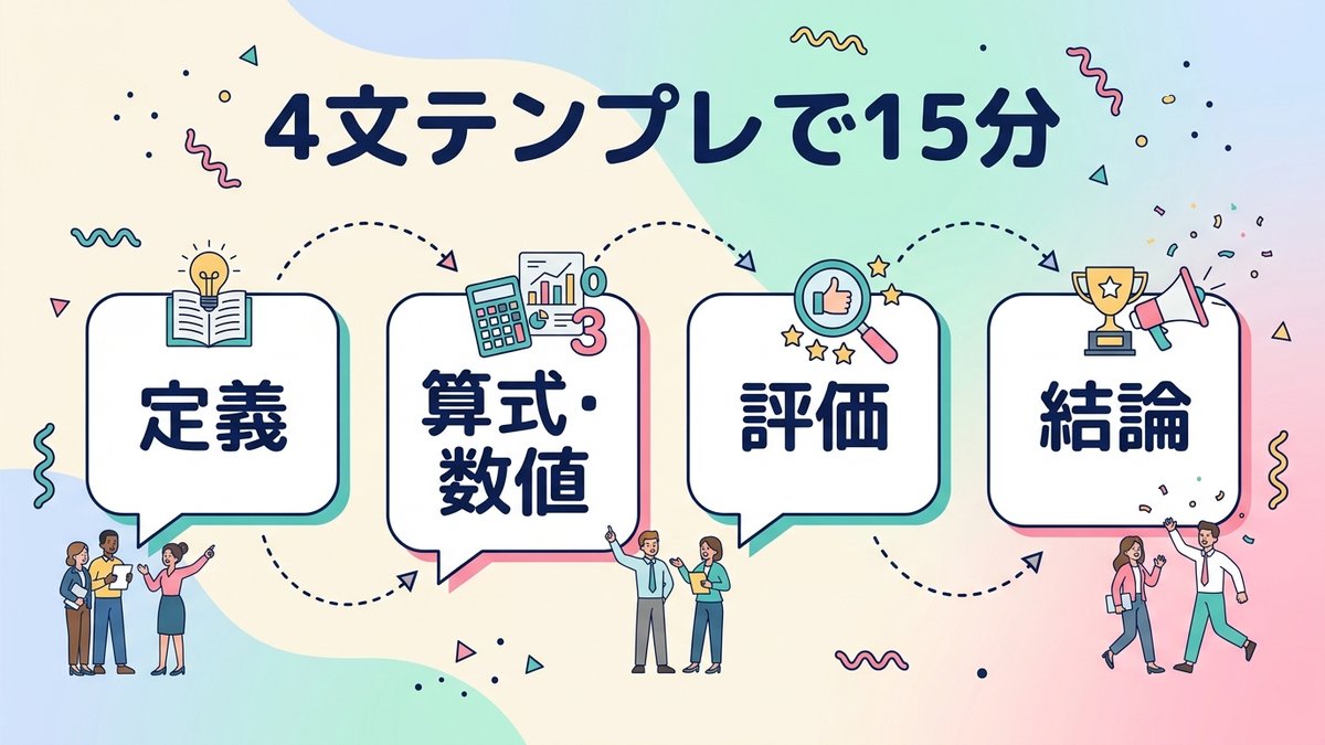 4文テンプレ