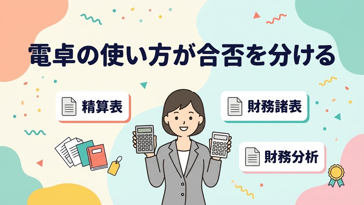 電卓が合否を分ける
