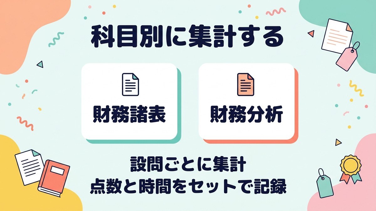 科目別集計
